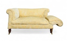 ANTIQUE WALNUT SOFA DROP ARM SOFA C1900s SUPERIOR QUALITY