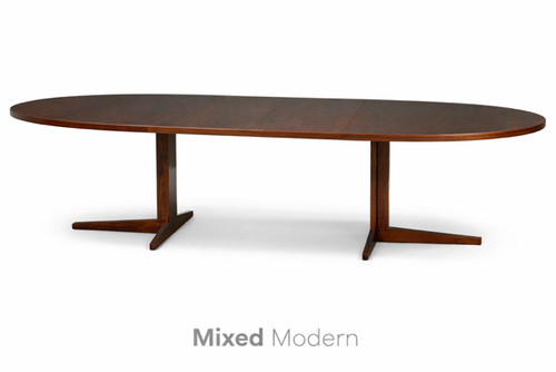 Danish modern rosewood oval - danish,
