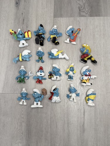 Vintage x18 schleich peyo - vintage,