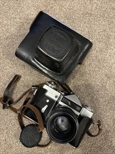 Zenith E 35mm Film Camera Untested Lens Leather Case Vintage Camera
