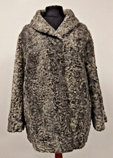 Vintage Grey Persian Lamb Astrakhan Fur Coat A. S. Solomon Furrier See Descrip