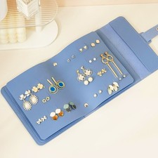 Earring Ear Studs Storage Book Creative Gift Holder Organizer Case Jewelry Box
