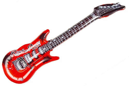 Inflatable rock roll guitar - inflatable,