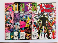 The X-MEN Vs Micronauts (1983) # 1 2 3 4 VF Marvel Limited Series Comics