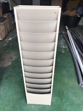 Metal Wall Mounted Filing Display Rack Set Of 3 Excellent condition