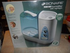 Bionaire warm mist humidifier with nightlight