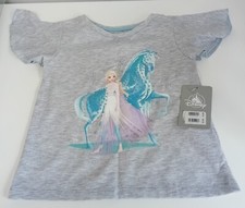 Disney Store Girls T-Shirt Frozen Elsa T Shirt Top. Age 2 Years.