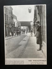 The Policewoman WPC Limehouse London history print clipping
