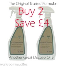 Fabric Stiffener Spray - Repair or Make Your Own Roller Blinds - Buy 2 & Save £4