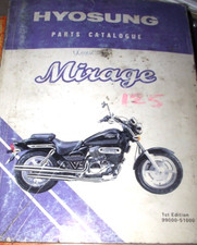 HYOSUNG MIGAGE 125 PARTS CATALOGUE MANUAL
