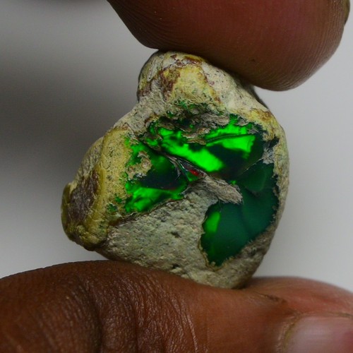 Natural black opal rough - 20.ct,