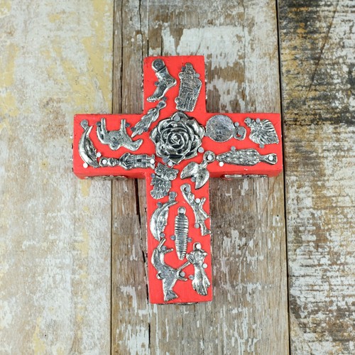 Mexican milagro cross - milagro,