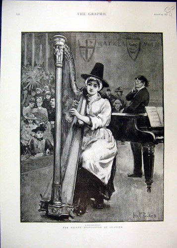 Original old antique - antique, print