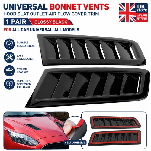 Pair front bonnet - vent, car
