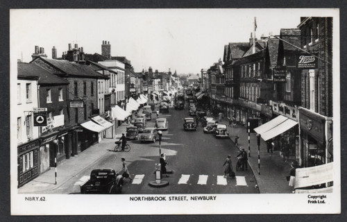 Postcard newbury berkshire - newbury,
