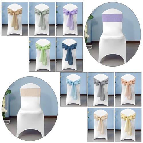 Hessian burlap chair - hessian, sashes