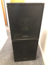 15” Intimidation Intimidator Passive Reverse Scoop Bass Bin DJ Speakers 375W X2