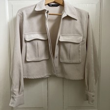 Zara Cream Oversized Cropped