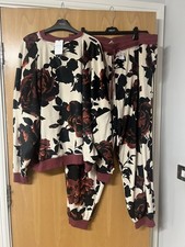 Next Women’s Floral Supersoft & Cosy Long Sleeve Pyjamas Set Sz XXL 20-22 BNWT