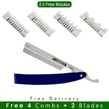 Hair Thinning Razor with 4 Styling Combs & 2 Blades – Hair Texturizing & Shaping