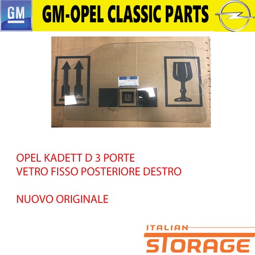 Opel kadett rear glass - kadett, 3p