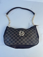 Women’s M logo brown leather