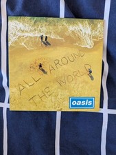 Oasis All Around the World 7 Vinyl Record 1997 Original CRE282 Near Mint
