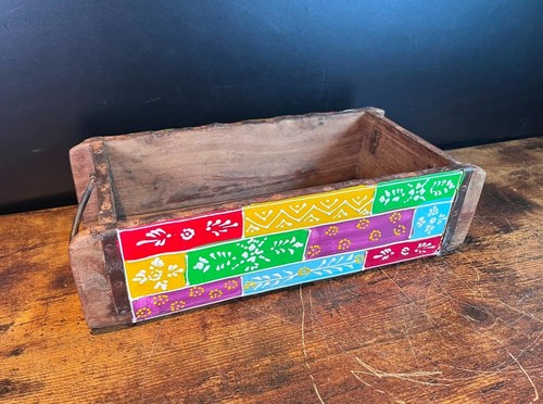 Antique hand painted folk - antique,