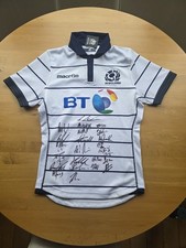 Scotland Mens Rugby 2016-17 Signed Away Kit size XL