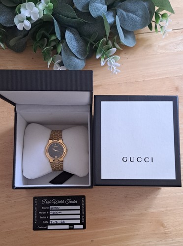 Gucci mens watch - gucci, gold