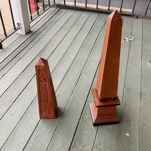 Vintage pair lot - vintage, wooden