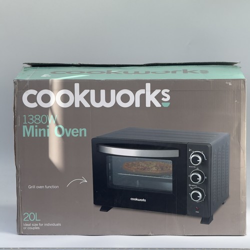 Cookworks 1380w 20l mini - cookworks,