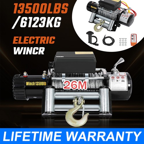 Heavy duty electric winch - electric, 12v