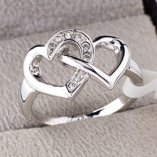R412 double hearts heart - double,