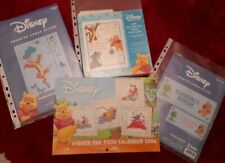 4 Disney Whinnie The Pooh Counted Cross Stitch Charts Only