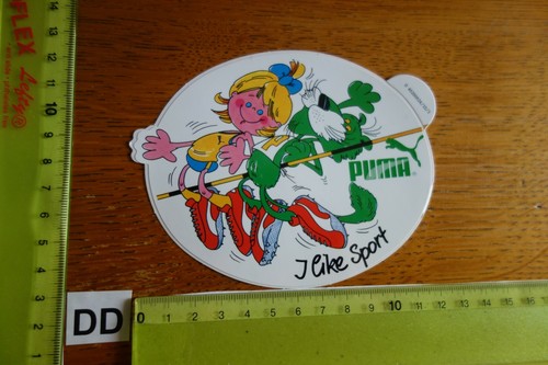 Old sticker sports shoes