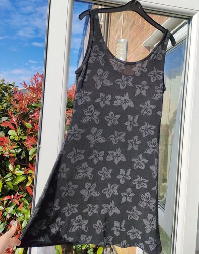 Black lycra stretch dress long - lycra, dress/long