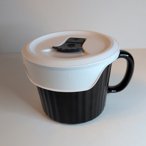 Corningware black 20oz soup - corningware,
