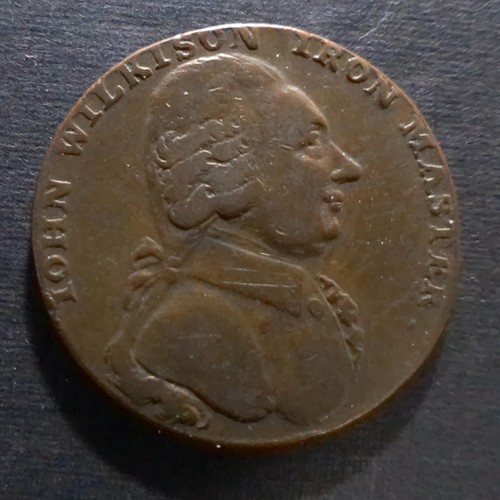 1793 half penny - half, gb