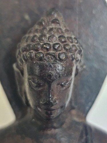 Thai vintage bronze buddha - vintage,