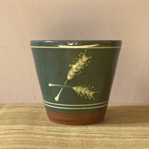 Vintage studio pottery green - vintage,