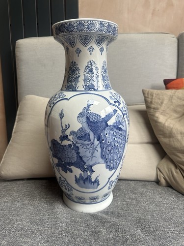 Porcelain blue and white - blue, large