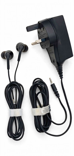 Charger and earphones - for, a