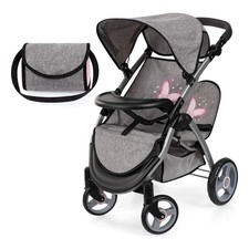 Bayer Design Twin Doll Pram with Bag Doll Accessories for Kids