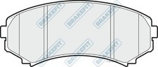 APEC Front Brake Pad Set for
