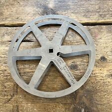 Vintage 16mm Steel 400ft Projector Cine film Reel spool 7”