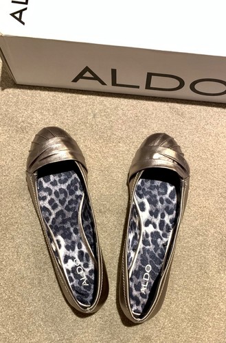 Aldo metallic pleated - , flat