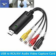 USB Video Capture Card Easy Cap VHS VCR Mini DV Hi8 DVD to Digital Converter