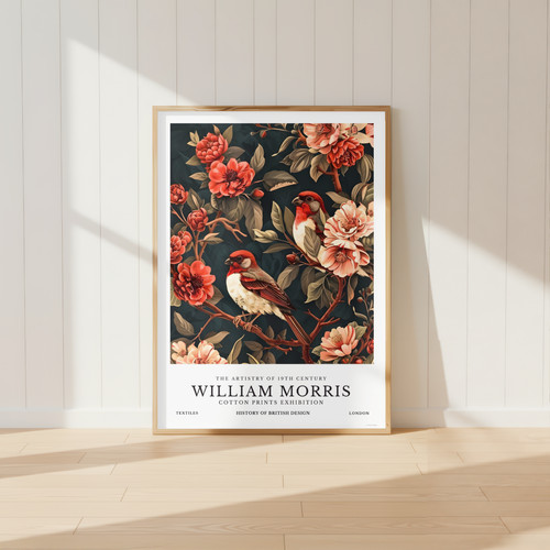 William morris bird floral - william,