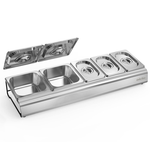 Onlyfire pizza topping station - pizza,
